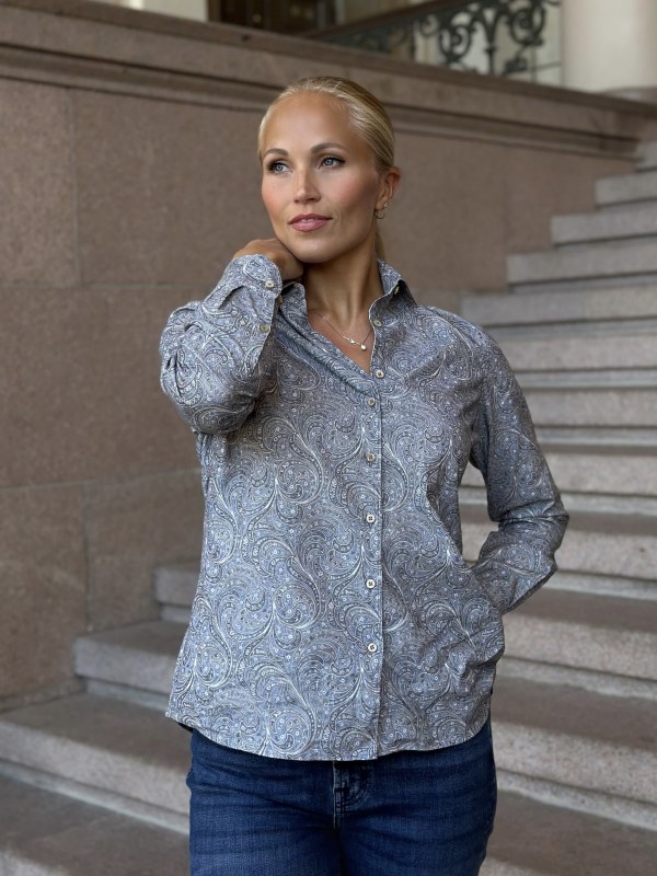 Sofie Casual Shirt Blue pattern