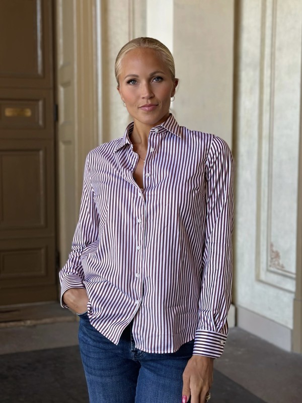 Sofie Shirt Red stripe