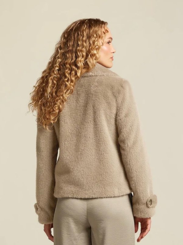 Abby Short Coat Chinchilla