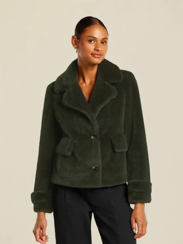 Abby Short Coat Silt