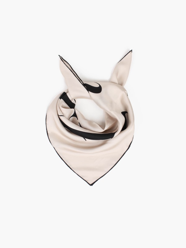 Embla Emblem Silkeskjerf Sand