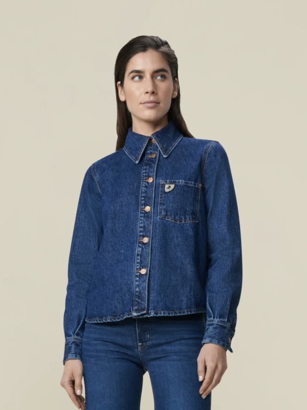 Isa Dark Shirt Piedra Wash