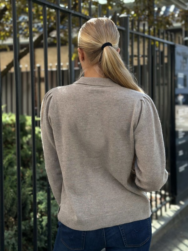 Eloise 12 Pullover Aluminium Melange