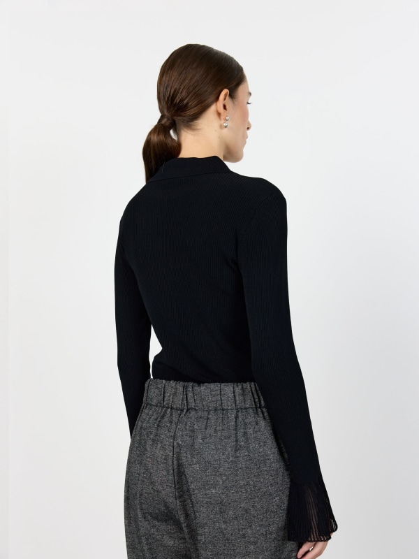 Obi 1 Cardigan Black