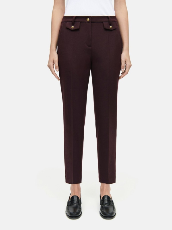 Krystal Flap Cherry Burgundy