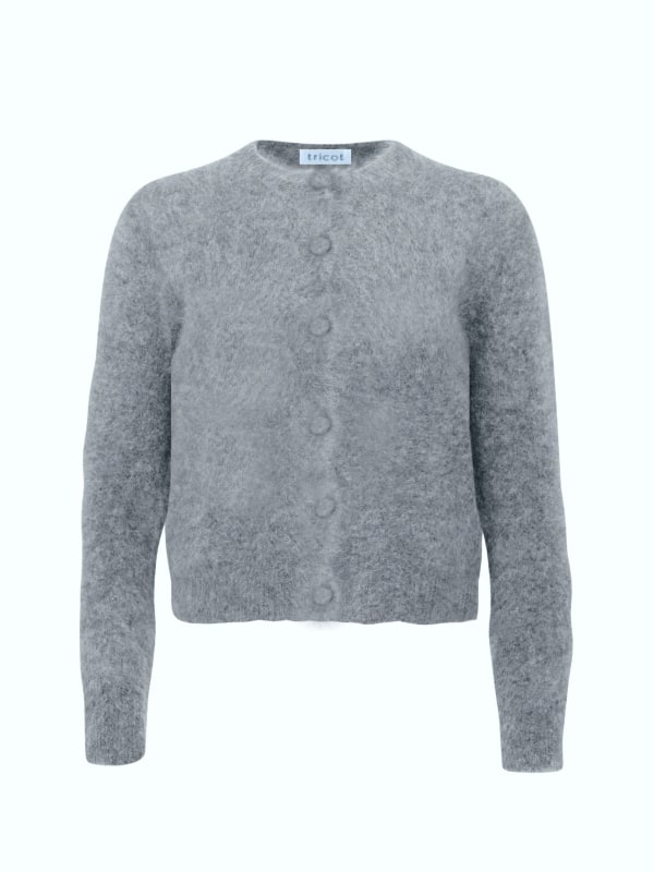 Marie Wool Cardigan Husky