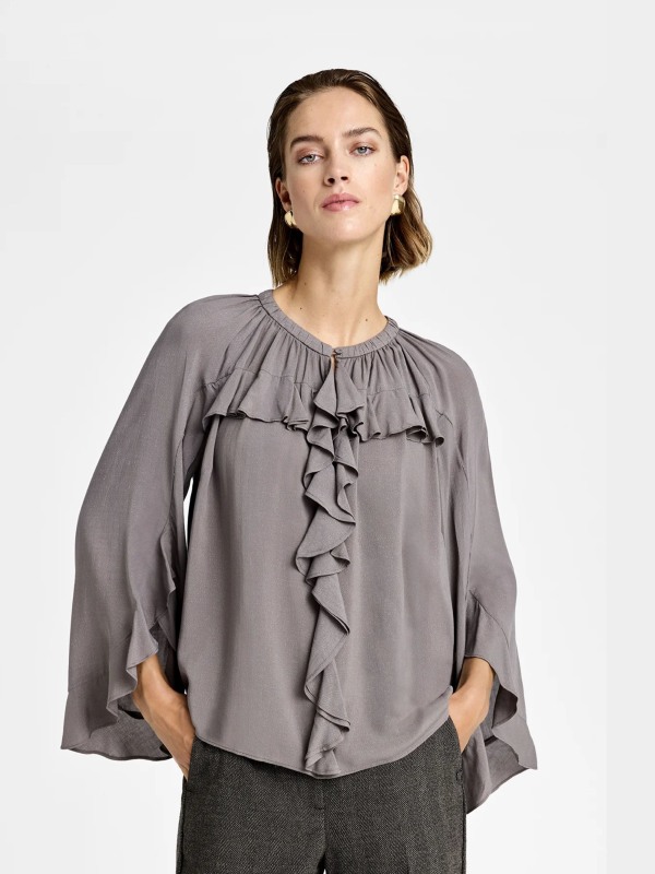 Annsofie Blouse Animal Fur