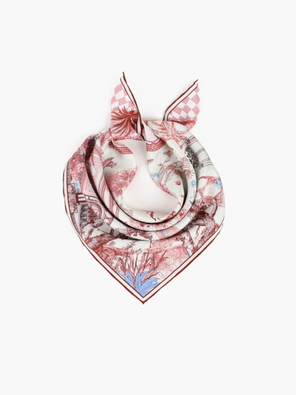 Eden Silkeskjerf Rosa