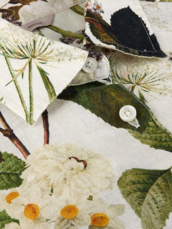 Sofie Shirt Green pattern