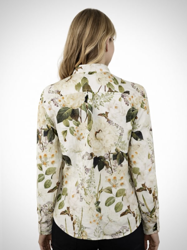 Sofie Shirt Green pattern