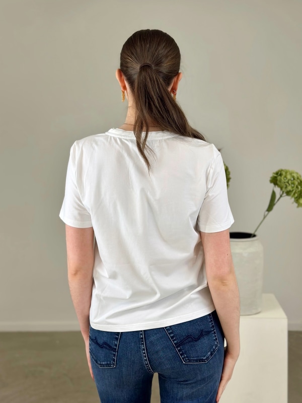 Vina T-shirt Star White