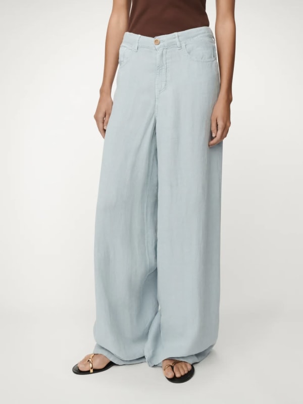 Marlene Linen Summer Pearl Blue