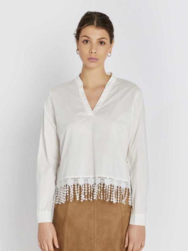 Alfrida Blouse White