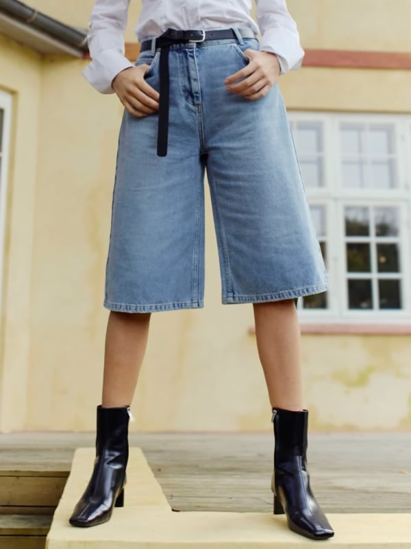 ANORA BERMUDA Light Blue Denim