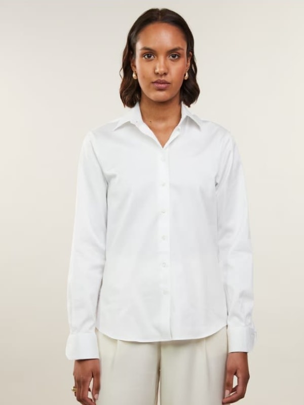 Siri Cotton Shirt White