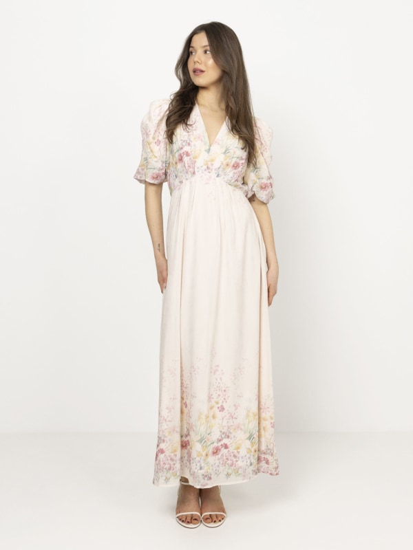 Marlene Chiffon Maxi Dress Light pink