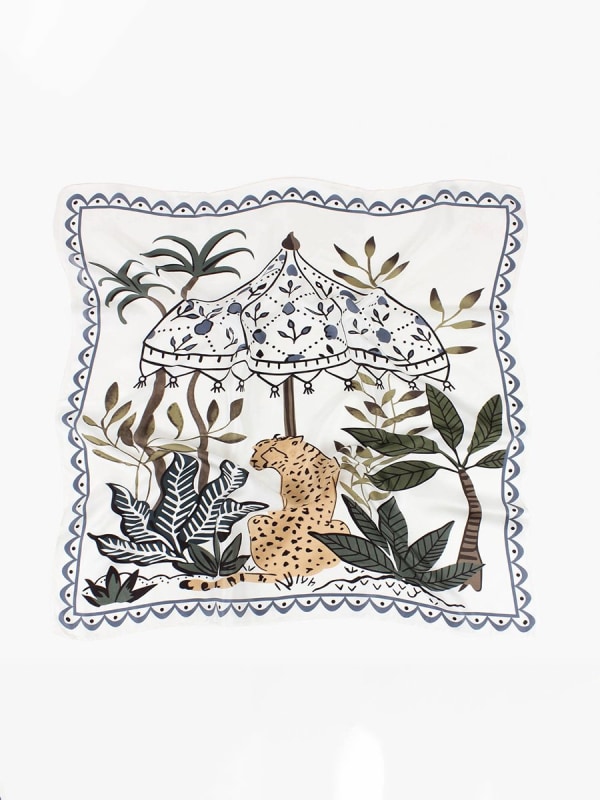 Iris Silkeskjerf Off White