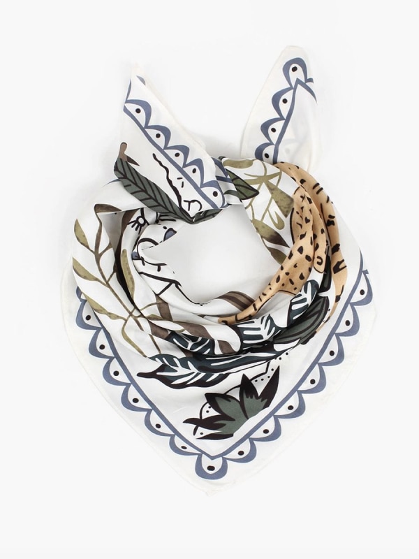 Iris Silkeskjerf Off White