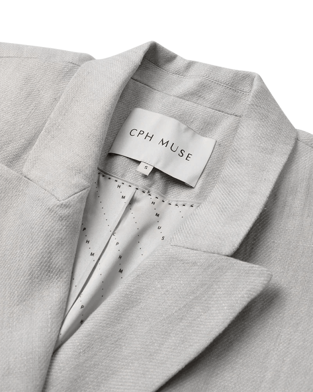 Natalie Blazer Light Grey Melange