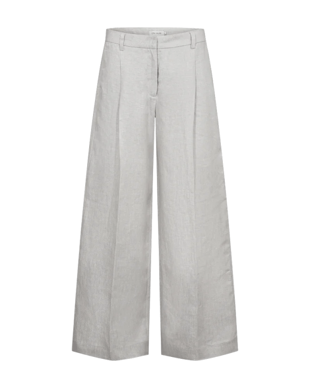 Natalie Pants Light Grey Melange