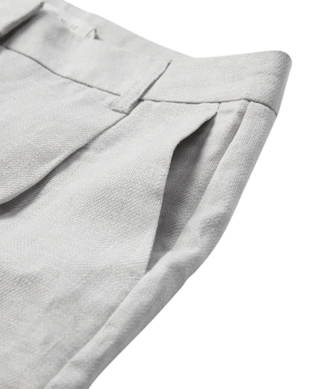 Natalie Pants Light Grey Melange