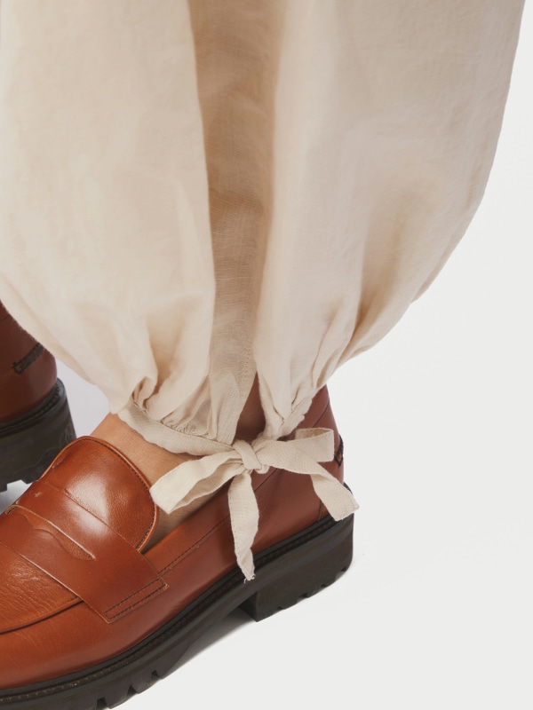 Roxane Balloon Linen Pants Sand