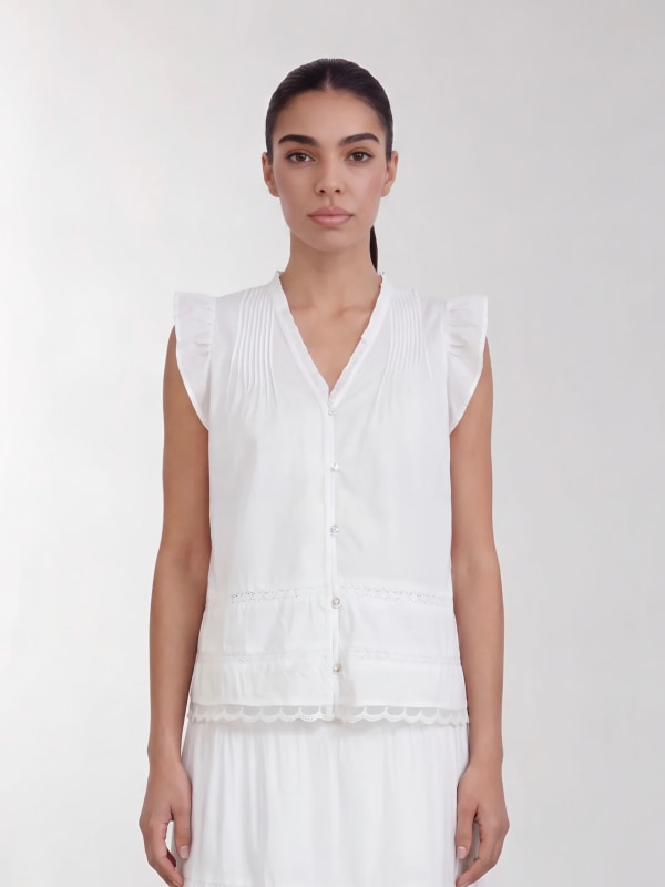 ROSY 2 BLOUSE White