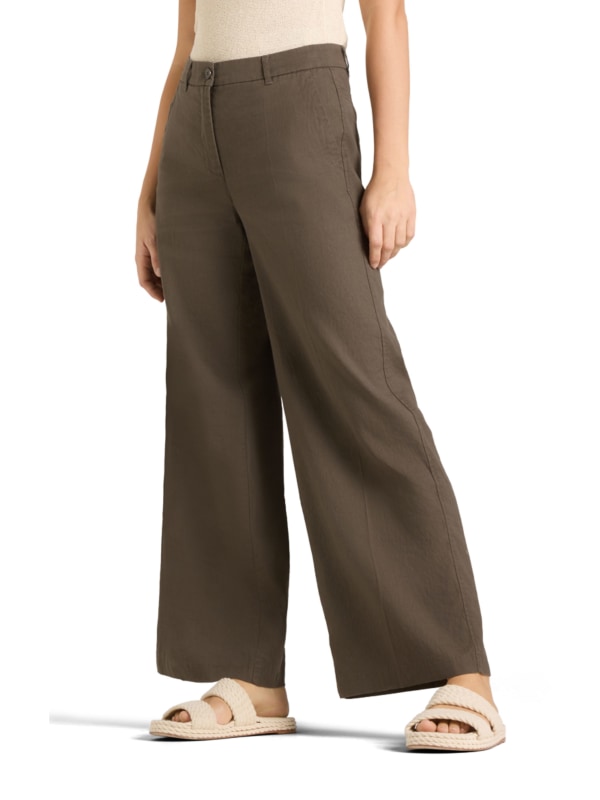 Adrienne Summer Linen Grape Leaf