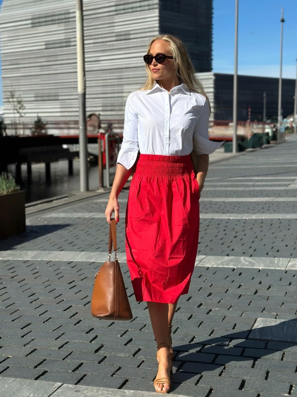 Victorie Skirt Mars Red