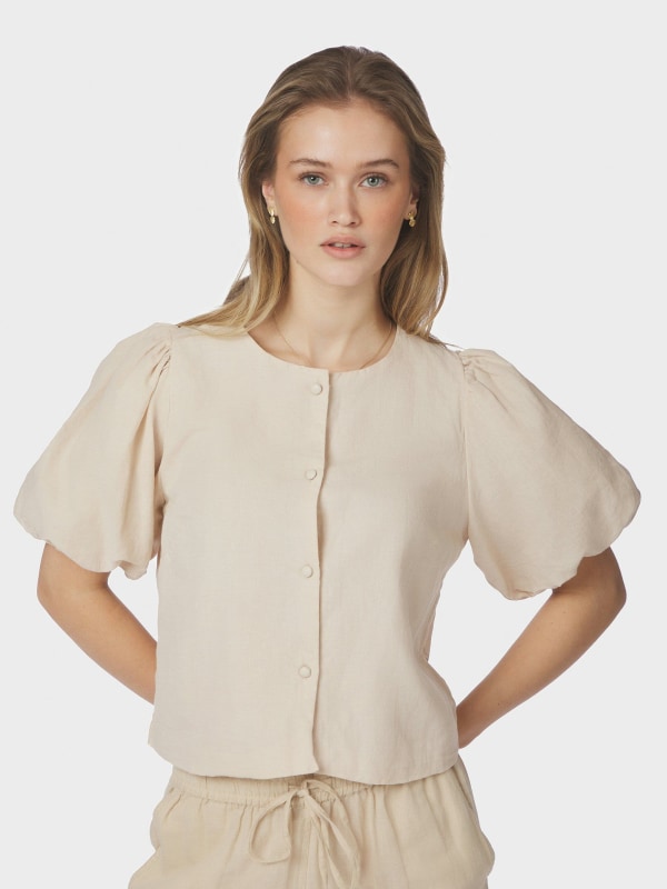 Moisa Linen Blouse Sand