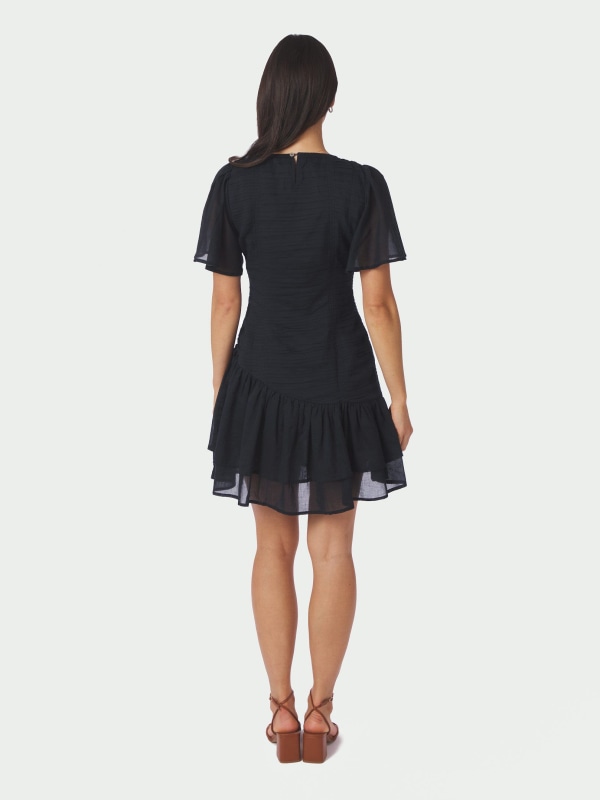 Circle S Voile Dress Navy