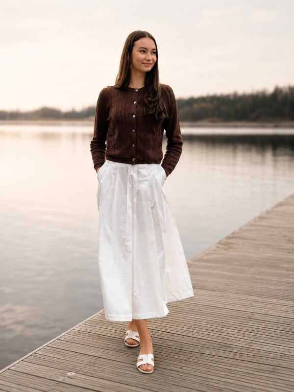 Kadina Skirt Star White