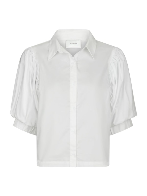 Etta Poplin Shirt White