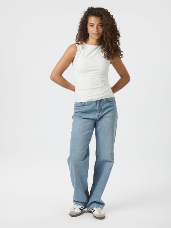 Ditty Jersey Top White