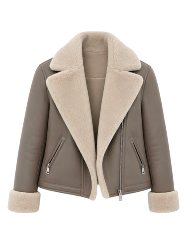 Jacket BJ20475 Cream/Taupe