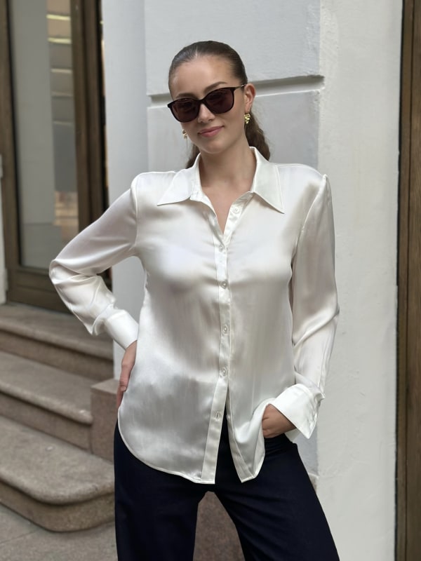 3176 Matt - Latia N Shirt Pure White