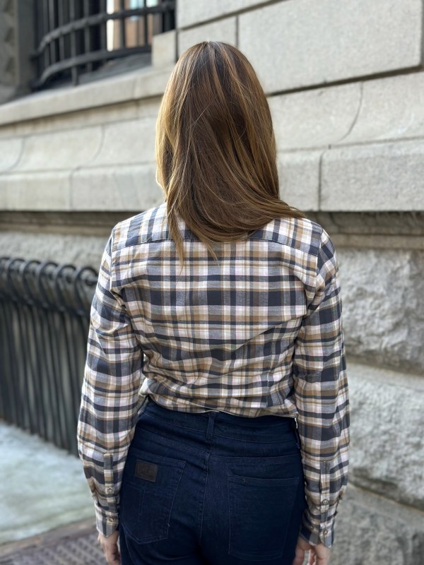 Sofie Shirt Dark grey check