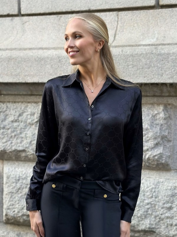 Kornelia Shirt Black pattern