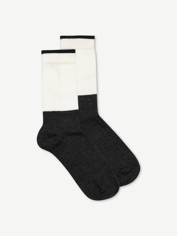 Kalia, wool sock Dark Grey