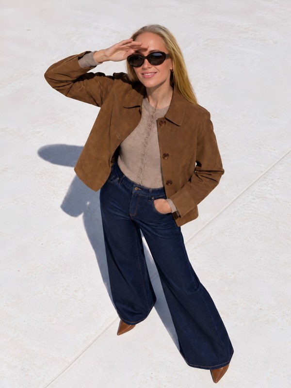 Rome Suede Jacket Tobacco