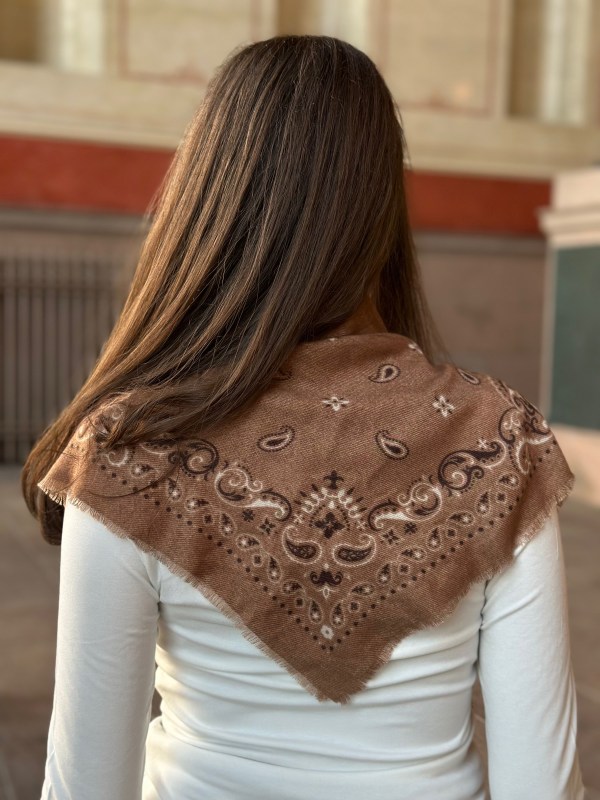 El Paso Bandana Scarf Caramel
