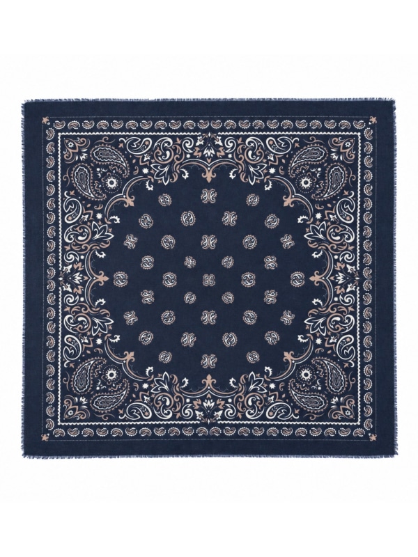 El Paso Bandana Scarf Dark Blue
