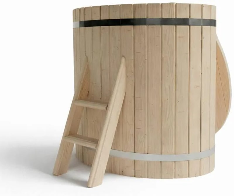 Balia Ogrodowa owalna 120x160x90 cm drewniana