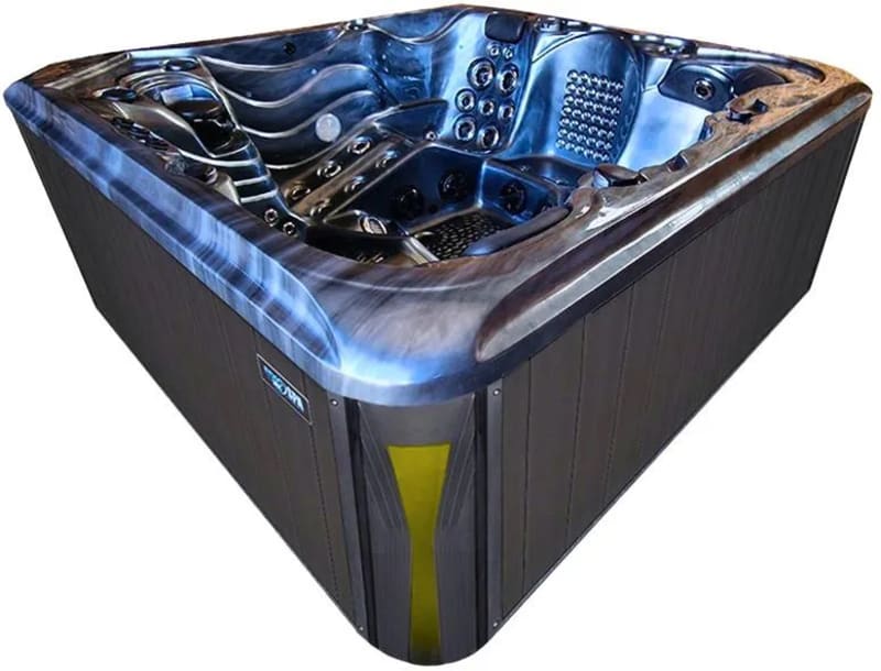 Jacuzzi ogrodowe Hydrosan Spa560 220x220 cm Niebieska Fala Oceanu