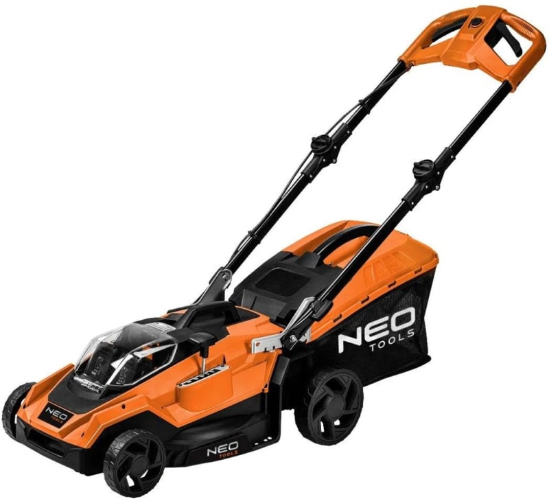 Kosiarka akumulatorowa Neo Tools TOP04610 40V – pomarańczowa obudowa