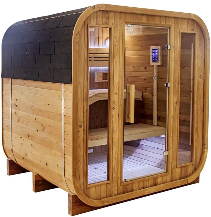 Hydro San Sauna Ogrodowa Fińska Beczka Molde 2-4 osobowa 180x200cm