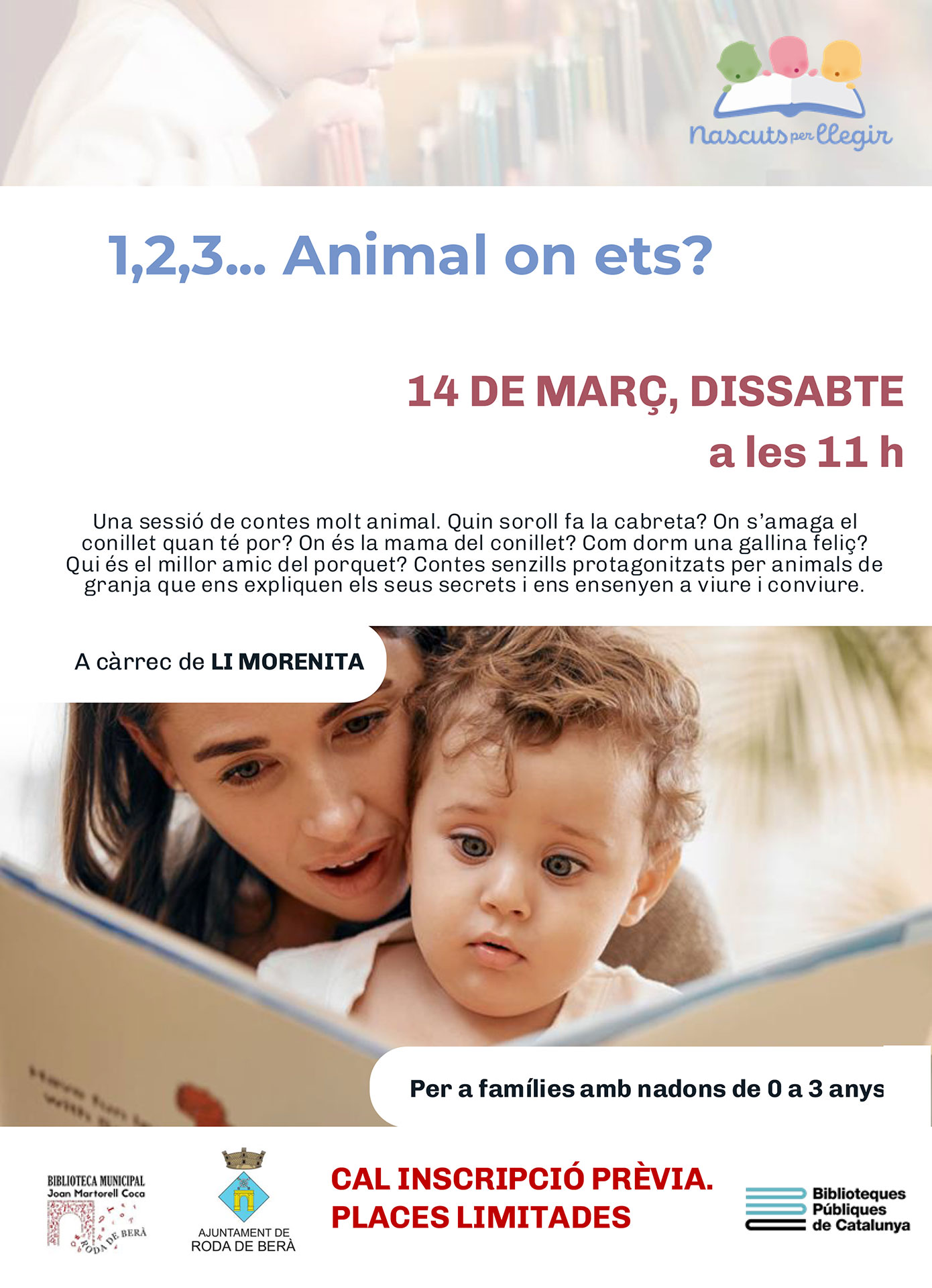 🦁🐰 Descobreix els secrets de la granja amb "1, 2, 3... Animal on ets?" a Roda de Berà!