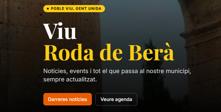 Fem un salt digital! Estrenem la nova web oficial de Viu Roda de Berà 🚀