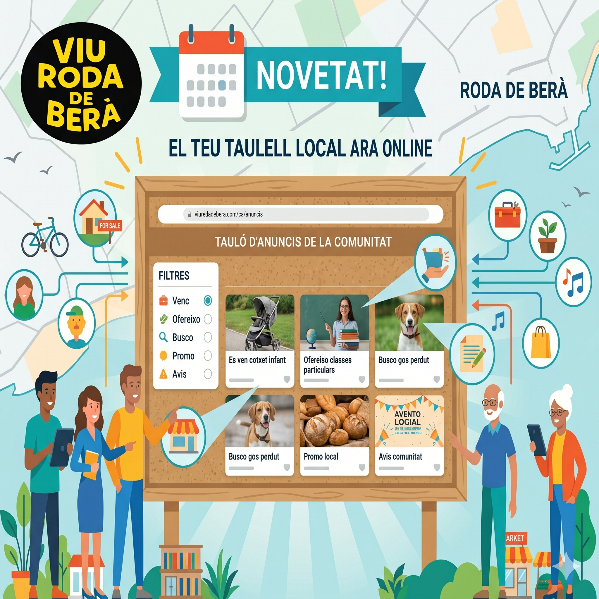 El Tauló d'Anuncis de la comunitat aterra per fi a la nostra pàgina web!