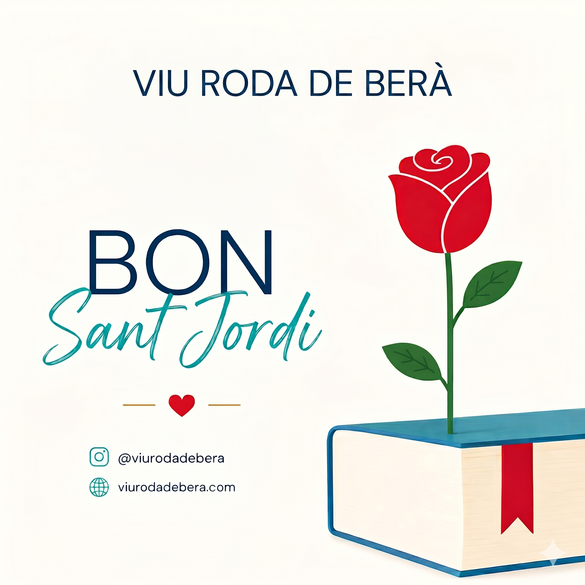 🌹📖 ¡Feliz Diada de Sant Jordi a todos!